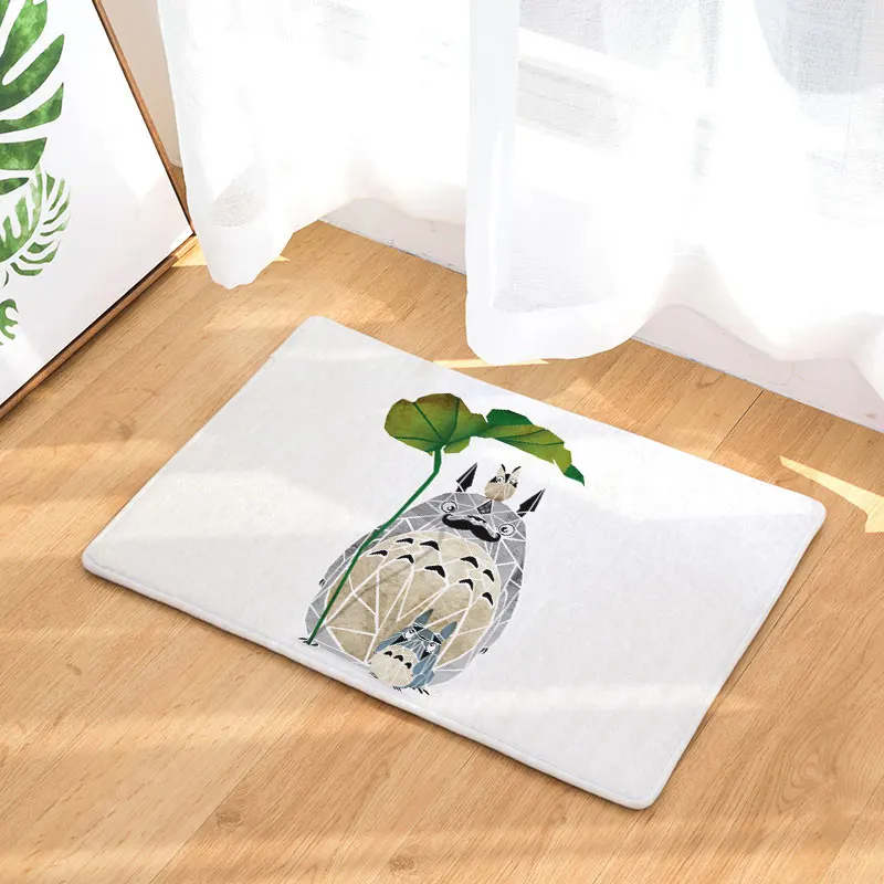 Entrance Anti-Slip Door Mat Cartoon Totoro Wolf Dragon Carpets Bedroom Rugs Decorative Stair Mats Home Crafts Entrance Anti-Slip Door Mat Cartoon Totoro Wolf Dragon Carpets Bedroom Rugs Decorative Stair Mats Home Crafts
