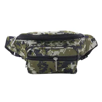 

Fashion Canvas Camouflage Waist Packs Bags Belt Phone Pouch Travel Fanny Pack Multi Function Shoulder Bag For Men Women