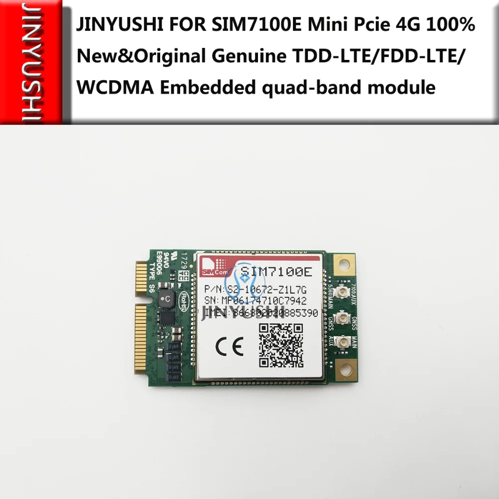 Jinyushi для SIM7100A SIM7100E 4G 100% новый и оригинальный дистрибьютор TDD-LTE/Embedded/WCDMA Встроенный четырехдиапазонный модуль