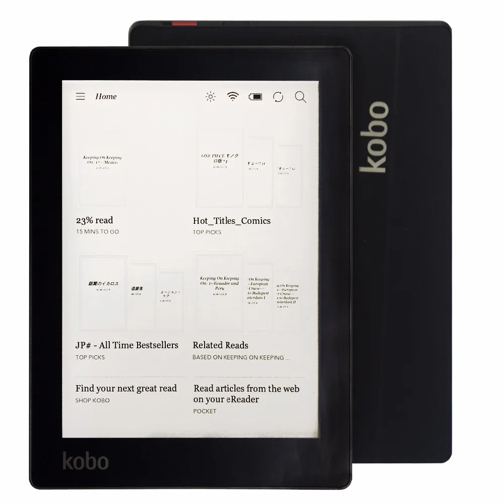 Электронная книга Kobo Aura сенсорный экран 6 дюймов светильник 1024x768 4 Гб Wi Fi|6 inch