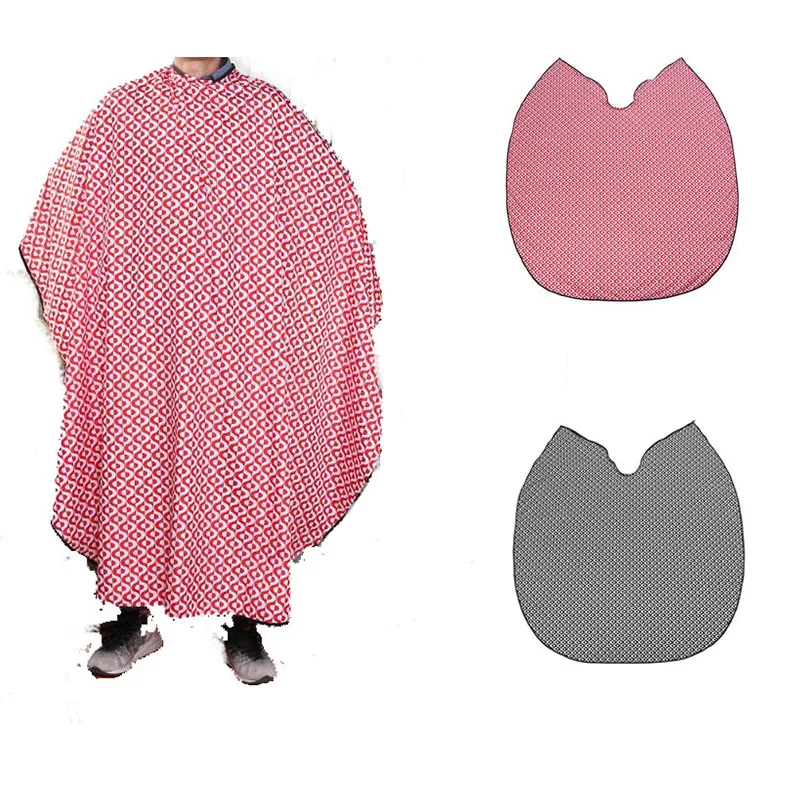 

Salon Hairdresser Aprons with Adjustable Zipper DIY Barber Cape Hairdressing Waterproof Gown Haircut Apron Uniform size