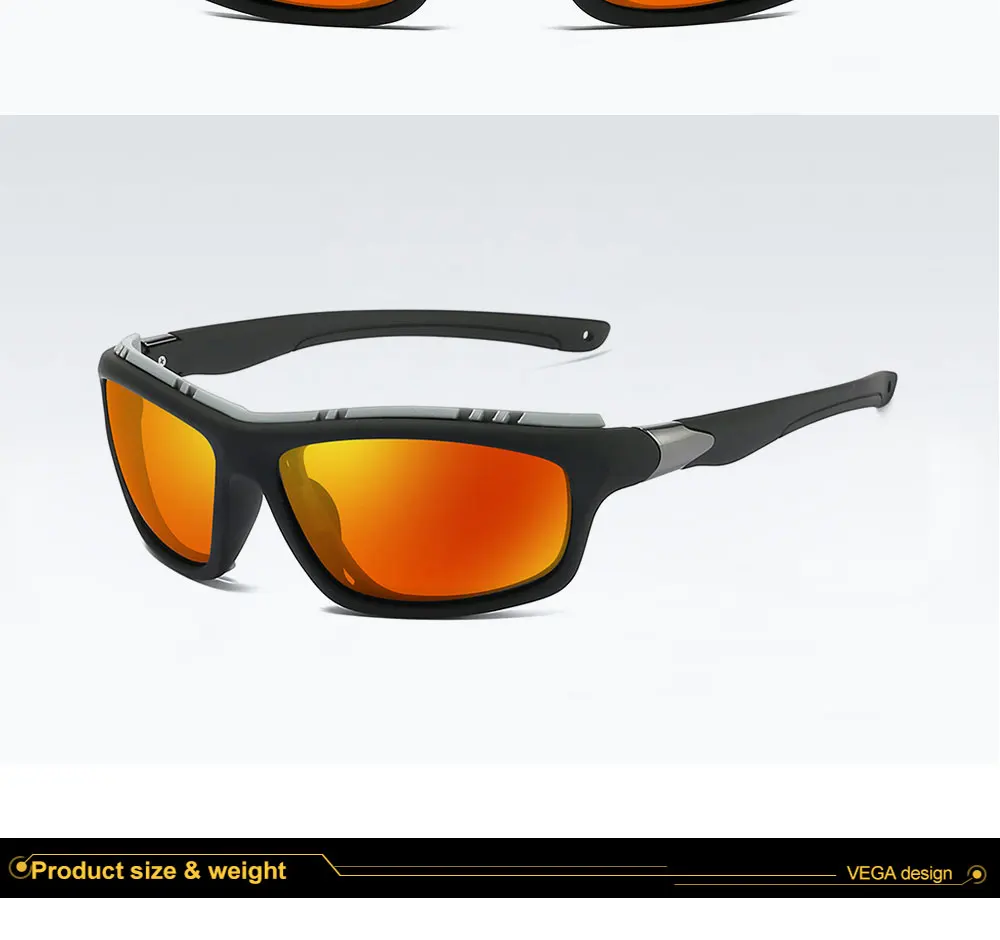 VEGA поляризованные очки мужские спортивные солнцезащитные очки Женские Лучшие Спортивные очки для полиции бега Байкер открытый антибликовые солнцезащитные очки 134