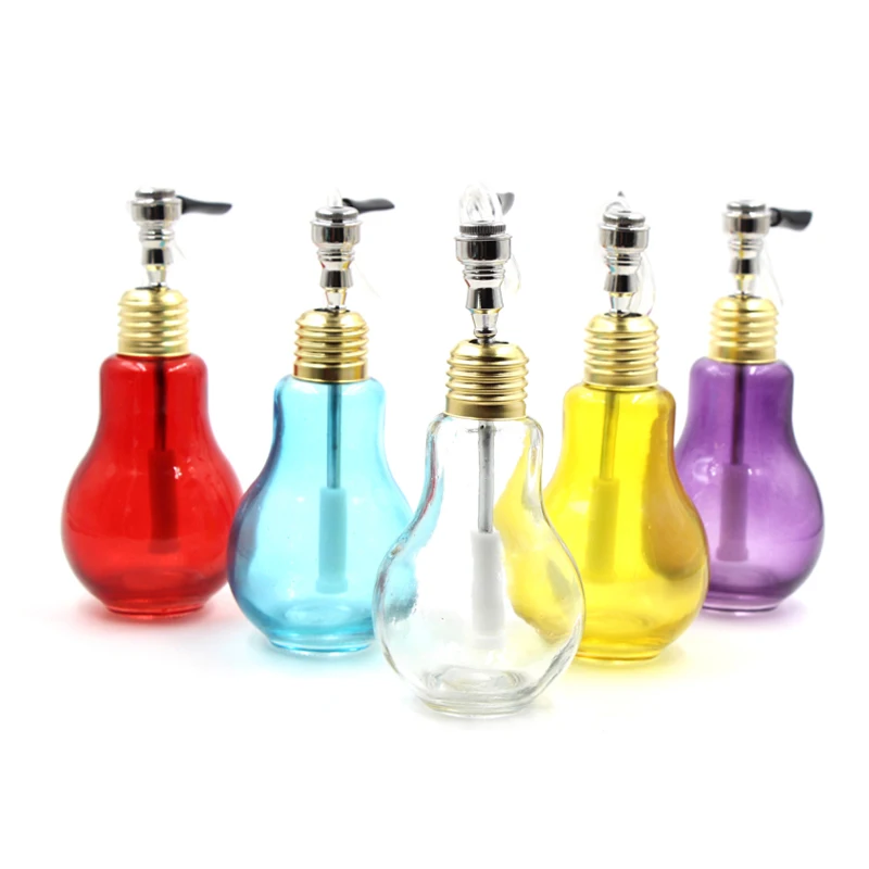 

New style creative shape hookah, multi-color optional fashionable light bulb shape, filter smoking pipe, free delivery