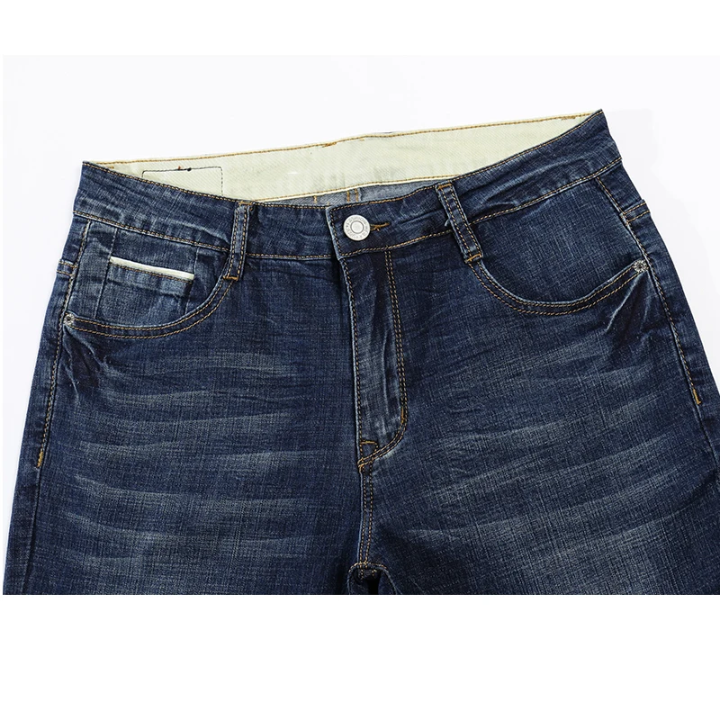 KSTUN мужские джинсы от известного бренда, узкие прямые деловые повседневные темно-синие тонкие эластичные хлопковые джинсовые брюки
