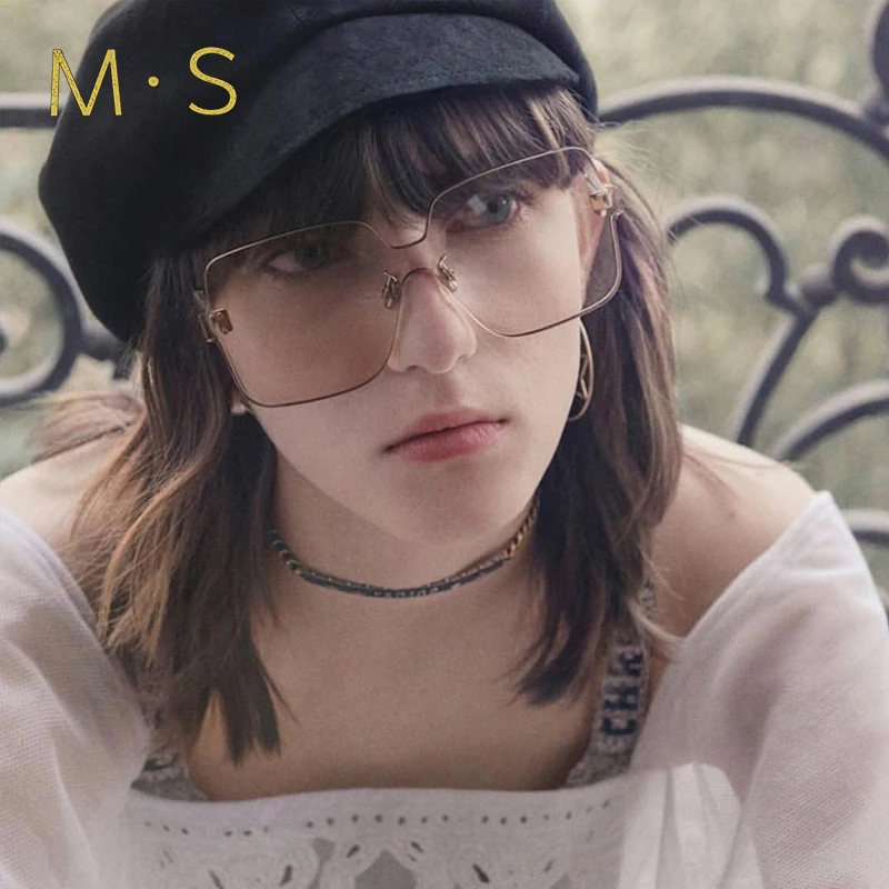 

2019 New Brand Designer Sunglasses Women's Oversized Female Sun glasses For Women UV400