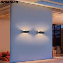 Светодиодный уличный настенная лампа для балкона настенный светильник для прохода креативный внутренний двор современный минималистичный спальня гостиная 10 Вт светодиодный уличный свет 106