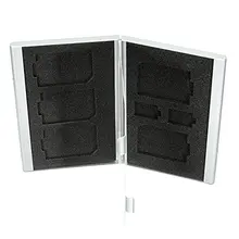 Чехол для карты памяти Защитный чехол для хранения Alu. Для SD TF Flash для 5SD+ 2TF silver