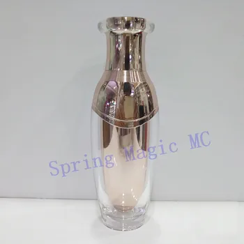 

NEW 100ml Acrylic Rose gold Emulsion bottle,Cosmetic Container Eye cream essence bottle,Empty Plastic Press pump Lotion bottle