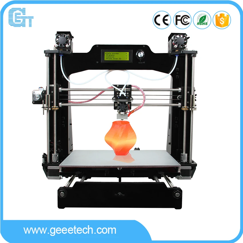 Geeetech M201 Open Source 3D Printer 2-In-1-Out Extruder Reprap Prusa I3 DIY Kit .STL, G-code High Resolution Impressora LCD Geeetech M201 Open Source 3D Printer 2-In-1-Out Extruder Reprap Prusa I3 DIY Kit .STL, G-code High Resolution Impressora LCD