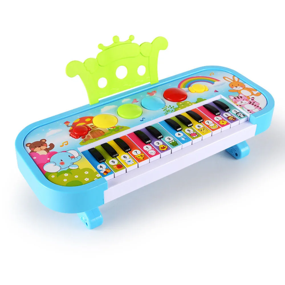 

MrY Infant Electronic Piano Educational Toy Children 24 Music Keyboard Gift Baby Early Learning Toys Musical Instrument Random Color