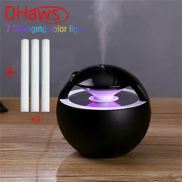 

DHaws USB Aroma Essential Oil Diffuser Ultrasonic Cool Mist Humidifier Air Purifier 7 Color Change LED Night Light Office Home