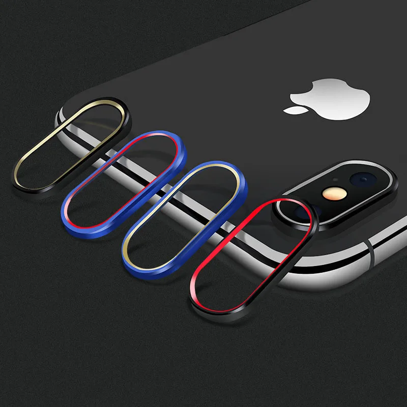 

SIANCS Luxury Camera Guard Circle Metal Lens Film Protector Case Cover Ring Bumper for iphone X 10 lens Protection Ring
