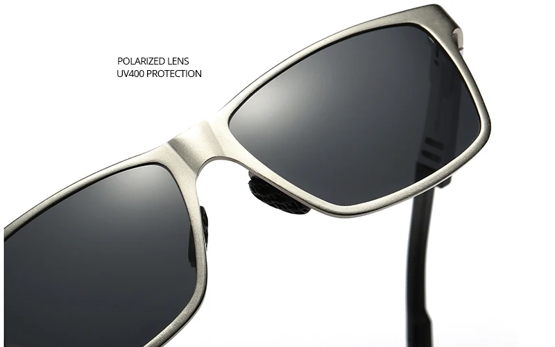 COASION мужские поляризованные солнцезащитные очки из алюминия и магния, солнцезащитные очки для вождения, прямоугольные Оттенки для мужчин
