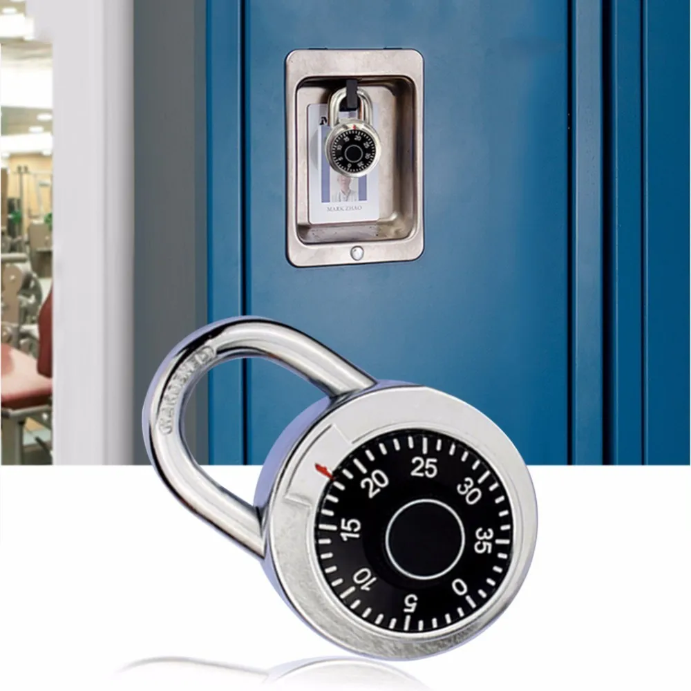 Rotary Padlock Digit Combination Code Lock Safe Round Dial Number Luggage Suitcase Security Bicycle Suitcase Drawer Cabinet Rotary Padlock Digit Combination Code Lock Safe Round Dial Number Luggage Suitcase Security Bicycle Suitcase Drawer Cabinet