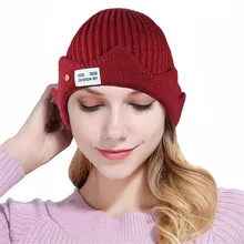 Женский Одноцветный Индийский Эластичный Тюрбан, шапка с пуговицами, шерстяной шарф для выпадения волос, женская шапка, теплая зимняя шапка, лыжная шапка gorros