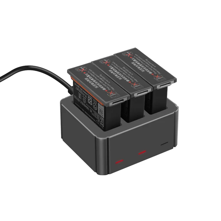 3 в 1 OSMO ACTION battery charger Hub TYPE-C набор для зарядки для DJI OSMO ACTION аксессуары