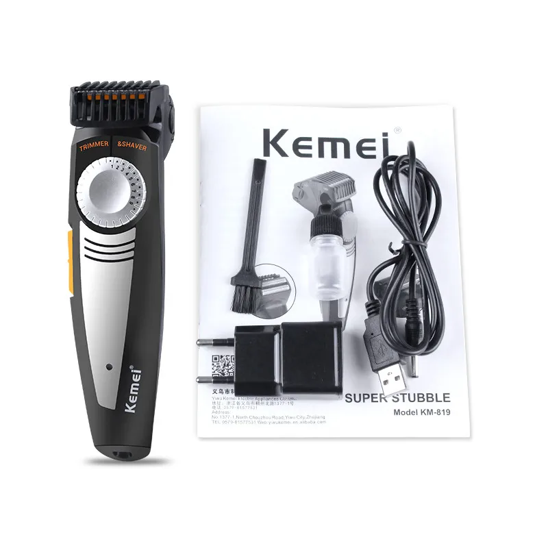 Kemei Multifunction Men Electric Shaver 2 In1 Rechargeable Electric Shaver Washable Shaving Razors Men Face Care Hair Removal