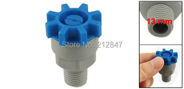 Thread Dia Gray Blue Plastic Garden Lawn Patio Spray Flat Jet    Nozzle