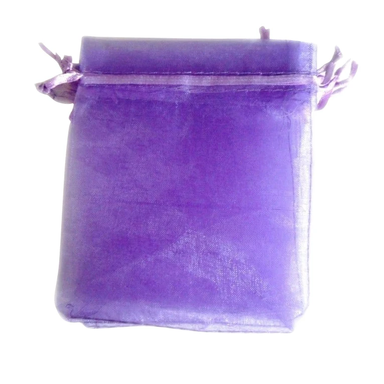 

10 pack Beautiful Dark Purple Organza Gift and Favour Bags 7cm x 9cm