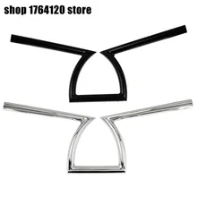 Мотоцикл Z Руль управления для мотоциклов перетащите бар 1 мм "25 мм Harley Sportster XL 883 1200 Honda Kawasaki черный/хром