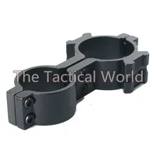 25,4 мм " дюймовый двойной прицел кольца рамка для фонарика держатель с Picatinny Weaver 20 мм рейку База для лазерный факел Охота