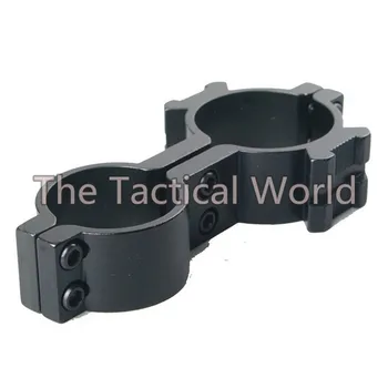 

25.4mm 1" inch Dual Scope Rings Flashlight Scope Mount Holder with Picatinny Weaver 20mm Rail mount Base for Laser Torch Hunting