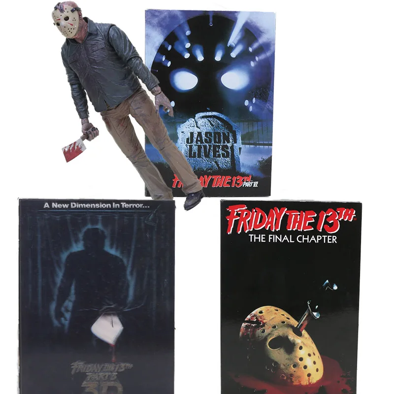 Фигурка Джейсона вурхиса NECA Пятница 13 е последняя глава игра 3D Фредди против ПВХ