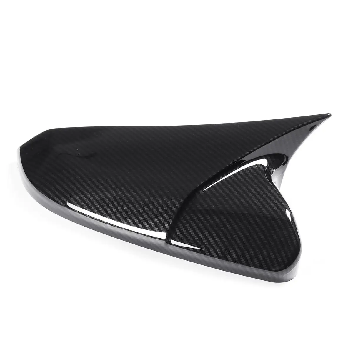 Черный/Углеволокно цвет зеркало заднего вида крышка пуговицы ABS боковое зеркало заднего вида крышки для Honda Для Civic