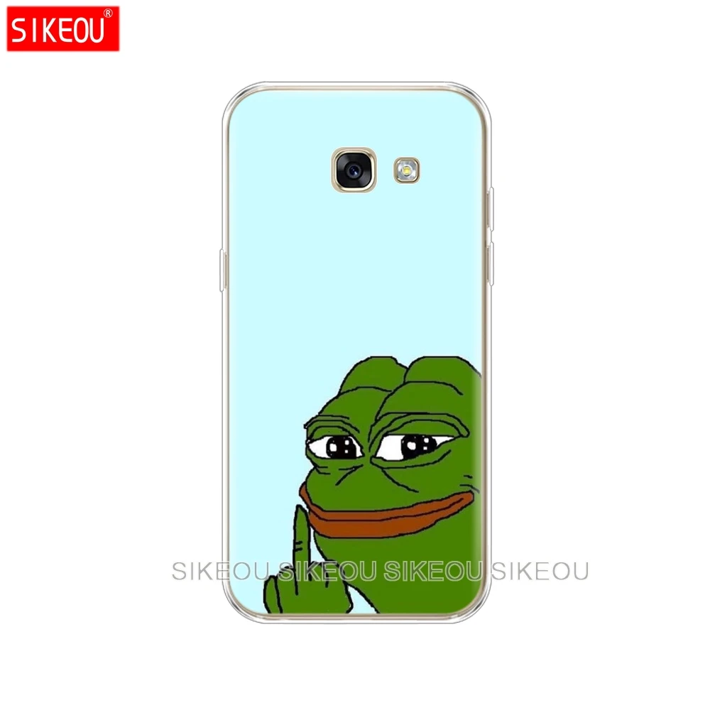 Силиконовый чехол для телефона Samsung Galaxy A8 2018 A3 A310 A5 A510 A7 2016 2017 интернет Meme Smug Frog