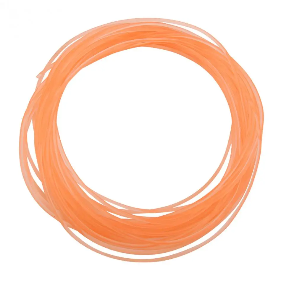 Оранжевый гладкая поверхность ПУ полиуретановый круглый ремень для езды на автомобиле передачи