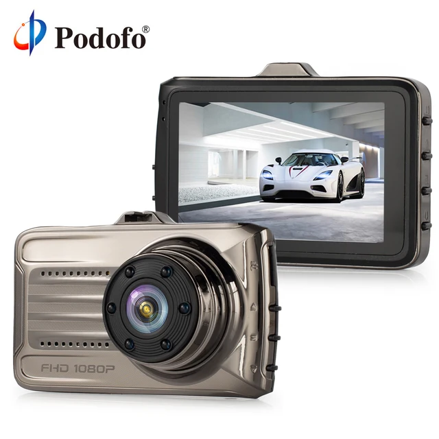 Cheap Podofo Car DVRs Camera Dash Cam Full HD 1080P Recorder Video