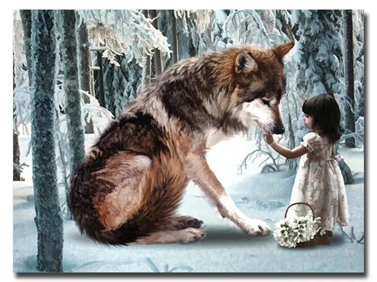 Заколдованный волк. Девочка и волк. Девочка обнимает волка. Маленькая девочка и волк. Волк для детей.