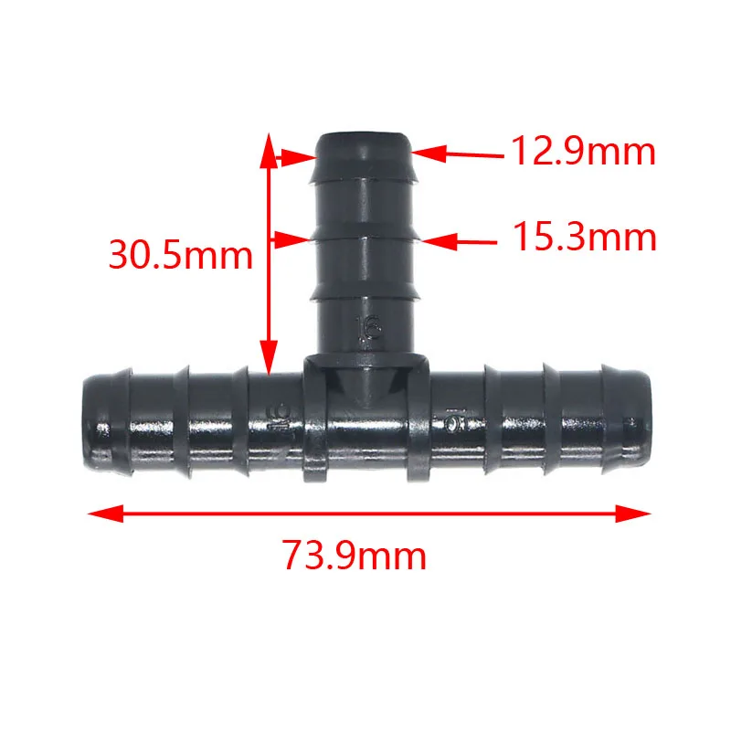 Садовый оросительный тройник 16 мм делитель воды 5/8 садовый оросительный шланг 3-ходовой соединитель тройник колючий сплиттер 3 кольца 4 шт