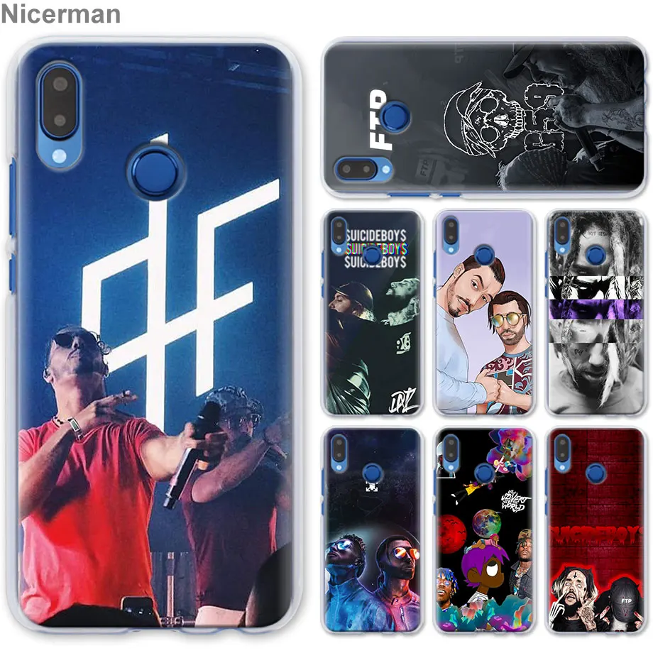 

Phone Case for Honor Y9 Y7 Y5 Y6 Y9 2019 Honor 10 20 Lite 8X 8A Play Clear Cover PNL Rapper DIY Luxury Capa Coque