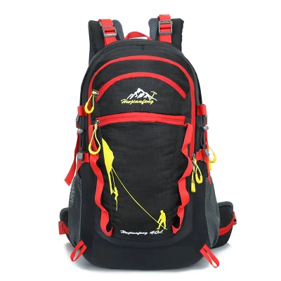 Велосипедный рюкзак, рюкзак для путешествий, походный рюкзак для походов, дорожный рюкзак для верховой езды, походная сумка для мужчин и женщин 30л - Цвет: Black 30L