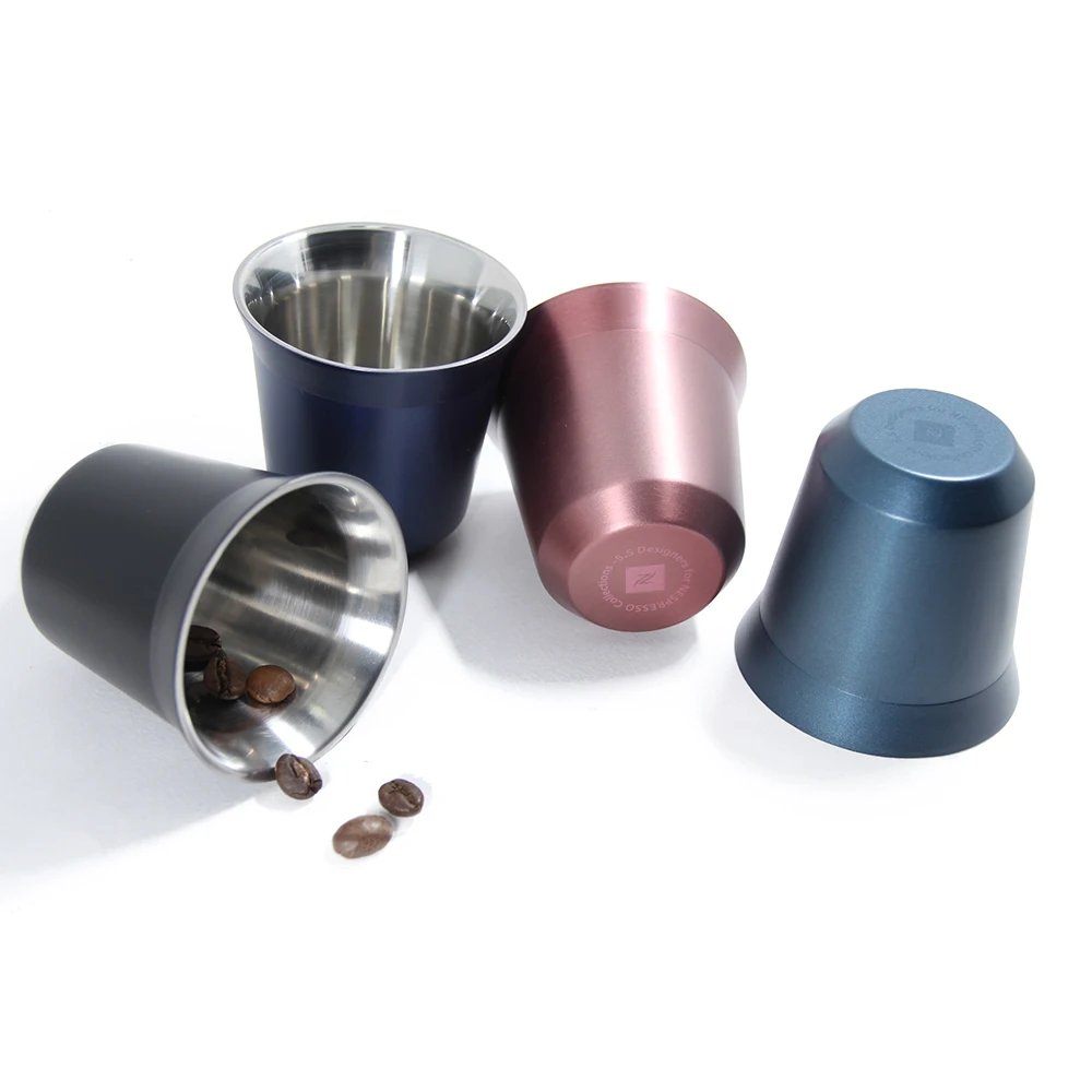 85 мл 170 нержавеющая сталь эспрессо Кофейная чашка кружка для Nescafe Nespresso dolcegusto Tassimo