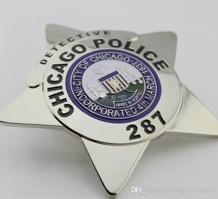 Chicago Police Department CPD three kinds police officer/ Chicago sergeant/ Chicago detective free international shipping