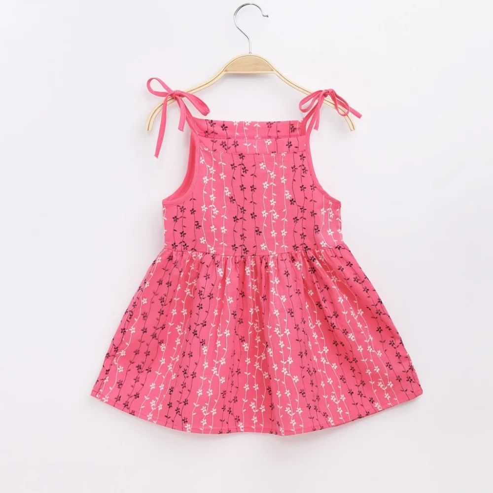baby girls summer dresses kids cotton flower dress A line little girl