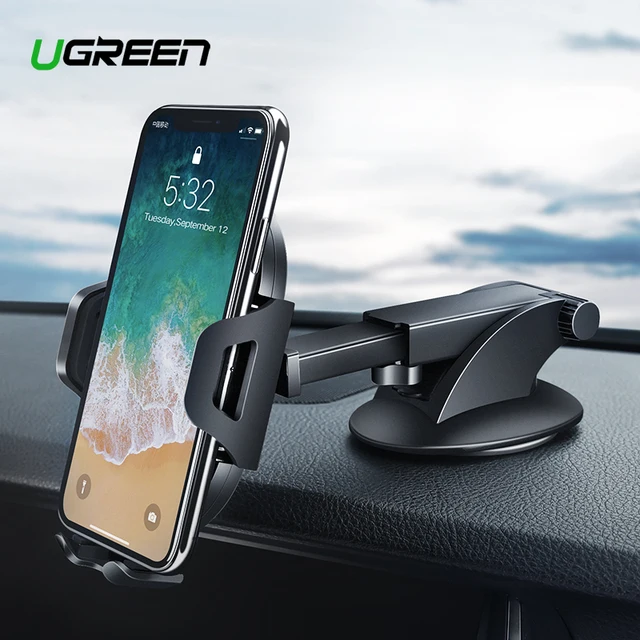Cheap Ugreen Car Phone Holder for iPhone X XS XR Samsung S9 Plus Mount Holder for Phone in Car 360 Rotation Mobile Phone Holder Stand Cheap Ugreen Car Phone Holder for iPhone X XS XR Samsung S9 Plus Mount Holder for Phone in Car 360 Rotation Mobile Phone Holder Stand