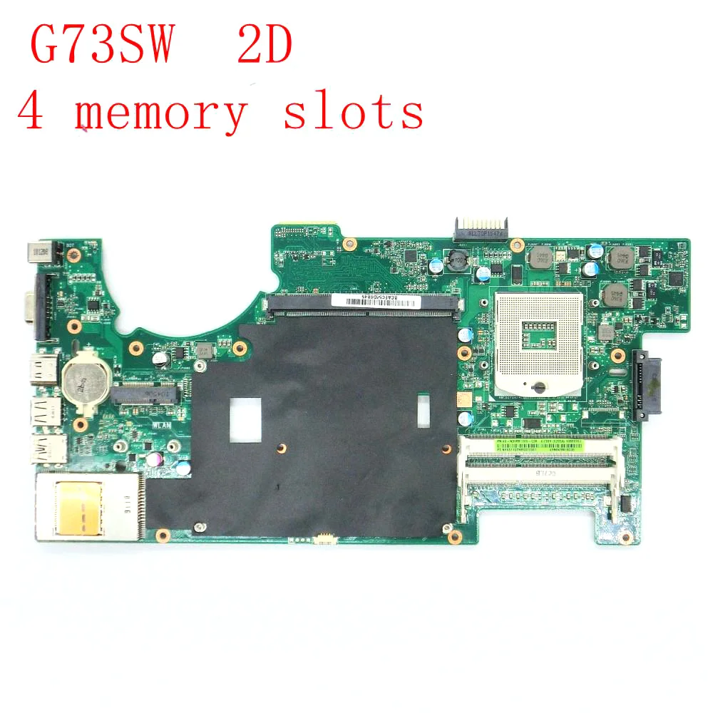 G73SW 4 слот для карт памяти 2D Материнская плата ASUS G73S ноутбук материнская 100% порт