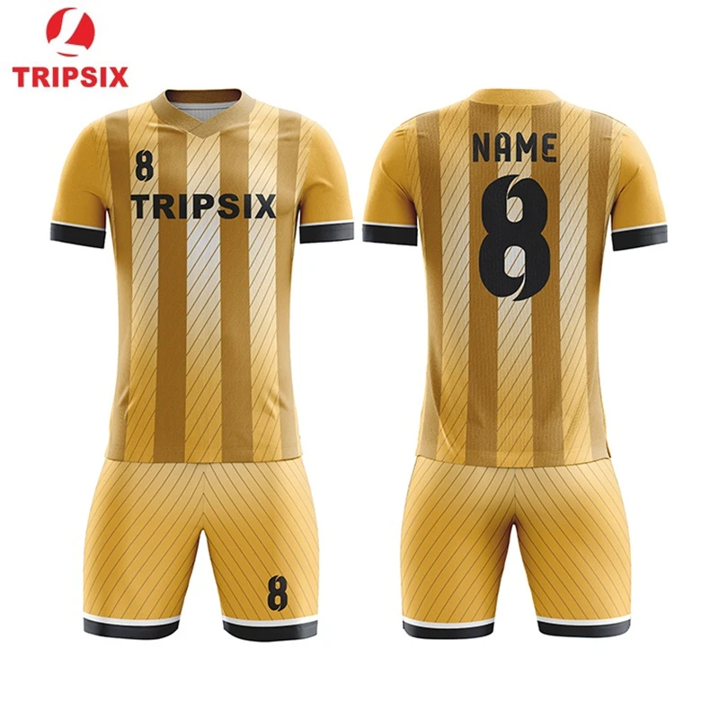 クラブサッカージャージーカラフルなストリップのカスタマイズサッカージャージ独自のデザインを作成チームサッカーユニフォーム サッカー ジャージ Aliexpress