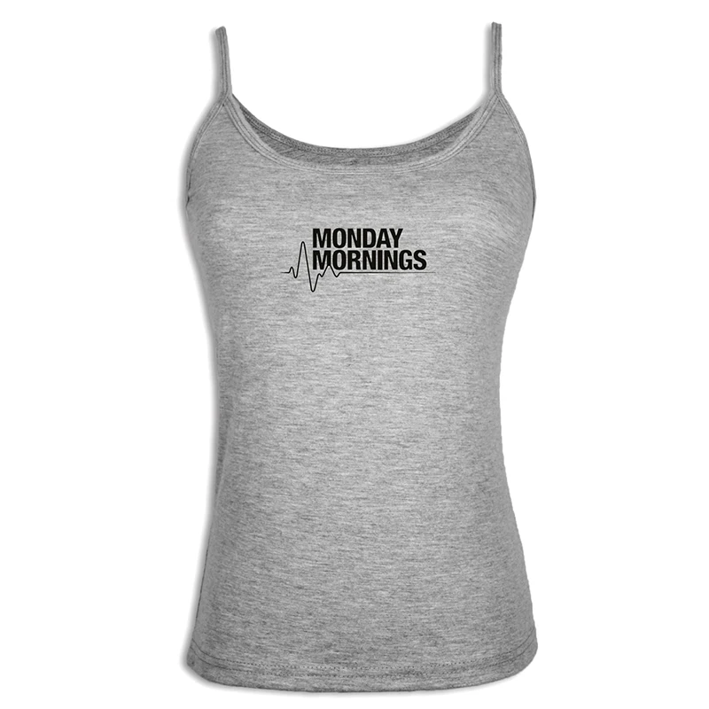 Женский хлопковый жилет с открытой спиной Monday Morning Pray For Snow Shut Up and Squat|Топы| |