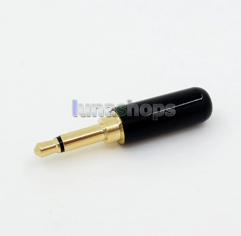 LN004972 Slim Size Dia 6 5mm Shell 3 5mm Audio DIY Repair Adapter For Earphone Headphone Cable