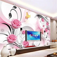Special Price 3d Mural TV backpack wall paper Non-woven Stereo rose vine murals Non-woven sofa murals wallpaper for papel de parede Special Price 3d Mural TV backpack wall paper Non-woven Stereo rose vine murals Non-woven sofa murals wallpaper for papel de parede