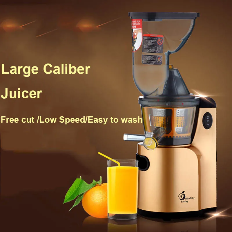 Large Wide Feed Port Juice Machine Whole Fruit Juicing  Juice Extractor Slowly Speed Electric Juicer For Home