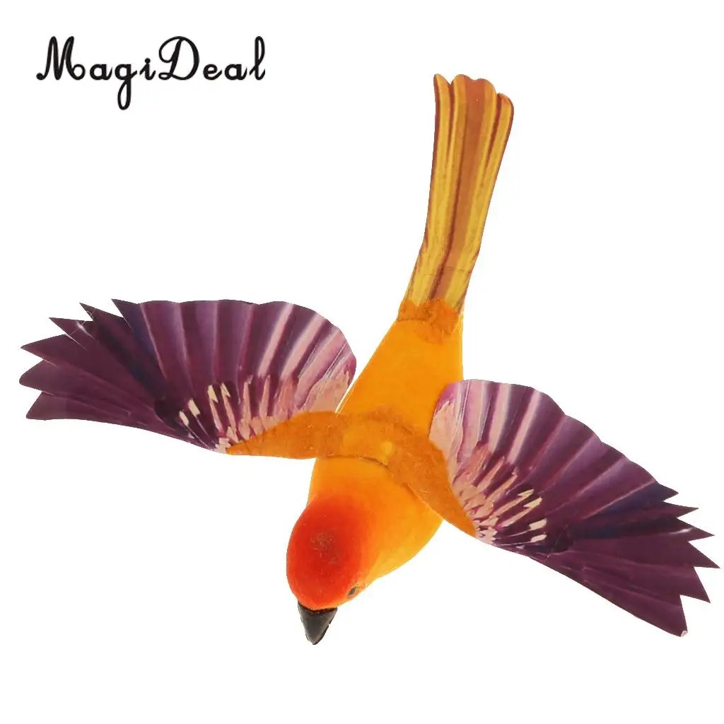 Spreading Winds Artificial Feathered Foam Birds Home Garden Wedding Decor
