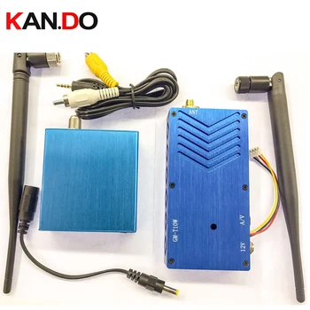 

10W 1.3G Wireless cctv transceiver 1.3G Video Audio Transmitter image transmission AV sender video drone transmitter FPV
