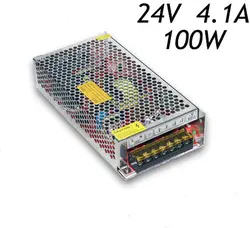5 шт./лот Высокое качество 24 В 4.1a 100 Вт Импульсные блоки питания драйвера для Светодиодные ленты переключатель AC110/220 В к DC