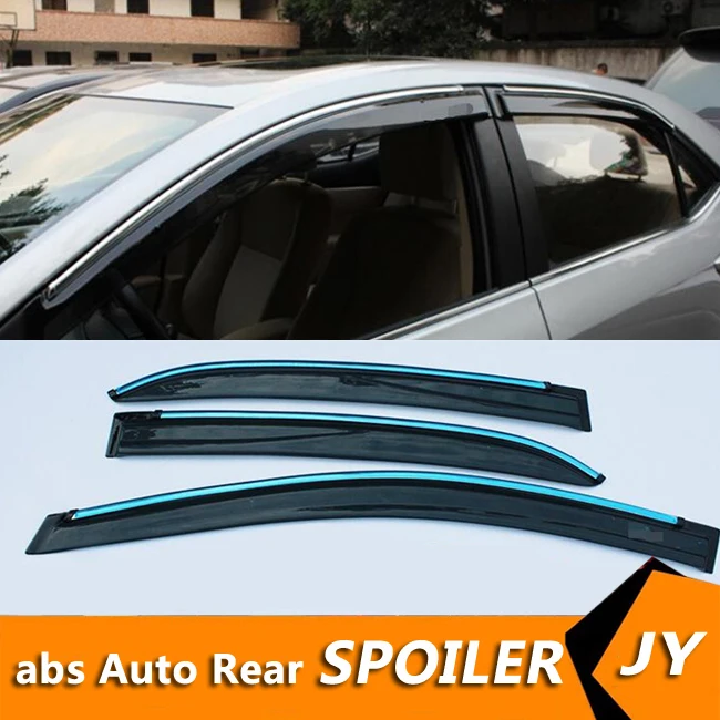 Для Toyota Corolla Пластиковый оконный козырек Vent Shades Защита от солнца и дождя для