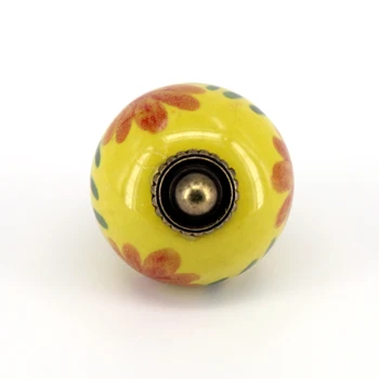

8x Vintage Ceramic Knobs and Handles Flower Painted For Kids Room Cupboard Cabinet Door Drawer Pull Knob Furniture Hardware